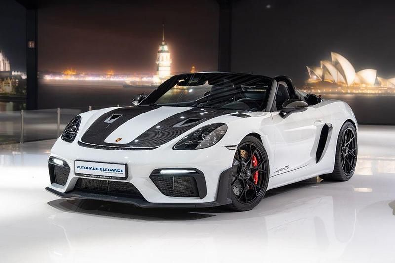 Weiß Gebraucht 2024 Porsche Boxster Spyder Cabrio | 154.980 € (Superpreis) - Bild 1/4