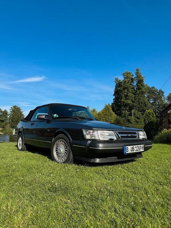Grau Gebraucht 1989 Saab 900 Cabriolet Cabrio | 12.450 € - Bild 1/4