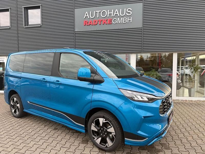 Blau Neu 2025 Ford Tourneo Custom Sport Van | 56.990 € (Teuer) - Bild 1/4
