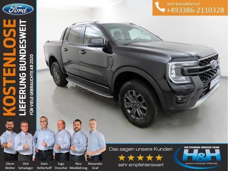 Agateblack Gebraucht 2023 Ford Ranger Wildtrack Abholung | 44.880 € (Fairer Preis) - Bild 1/4