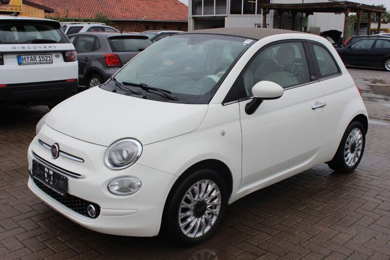 Colore esterno (gelato weiss) Gebraucht 2019 Fiat 500C Cabrio | 8.499 € (Fairer Preis) - Bild 1/4