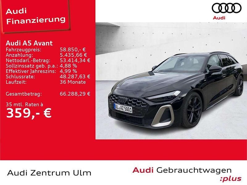 Mythosschwarz metallic Gebraucht 2024 Audi A5 Edition .1 Coupé | 58.850 € (Fairer Preis) - Bild 1/4