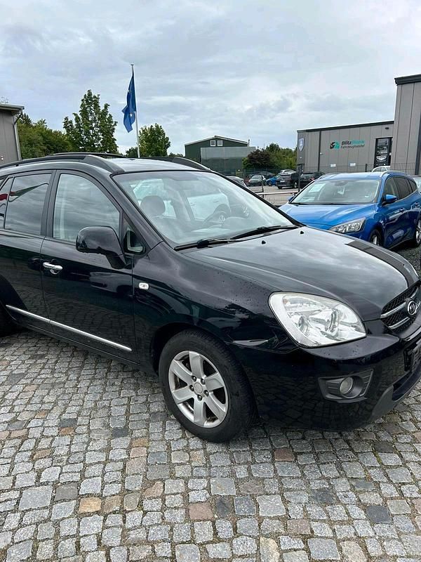 Schwarz Gebraucht 2008 Kia Carens Van / Kleinbus | 1.450 € (Superpreis) - Bild 1/4