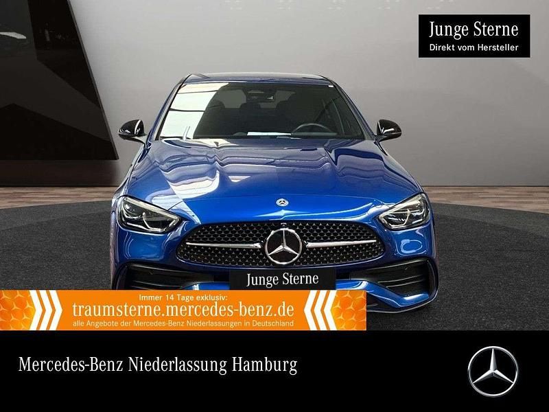 Blau Gebraucht 2024 Mercedes C300e Advanced Limousine | 41.990 € (Superpreis) - Bild 1/3