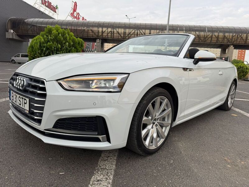 Weiß Gebraucht 2018 Audi A5 Cabriolet Cabrio | 19.900 € (Fairer Preis) - Bild 1/4