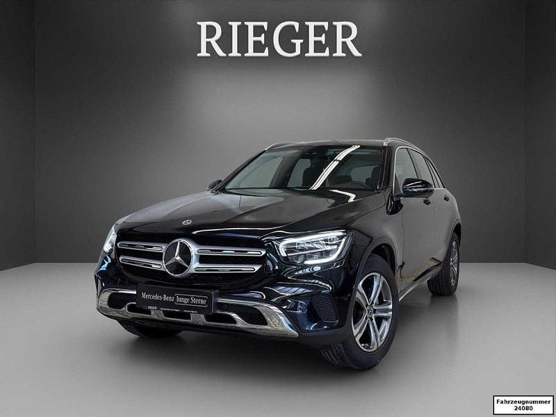 Metalliclack obsidianschwarz (metallic) Gebraucht 2022 Mercedes GLC220 Exclusive SUV | 39.799 € (Fairer Preis) - Bild 1/4