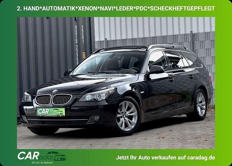 Schwarz Gebraucht 2010 BMW 520 Exclusive Kombi | 12.999 € (Etwas zu teuer) - Bild 1/4