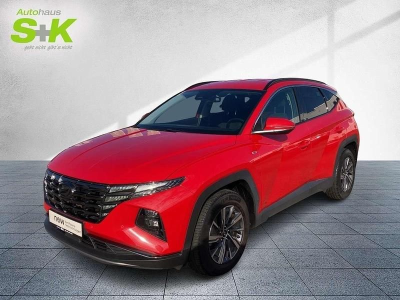Rot Gebraucht 2021 Hyundai Tucson Advanced SUV | 19.980 € (Superpreis) - Bild 1/4