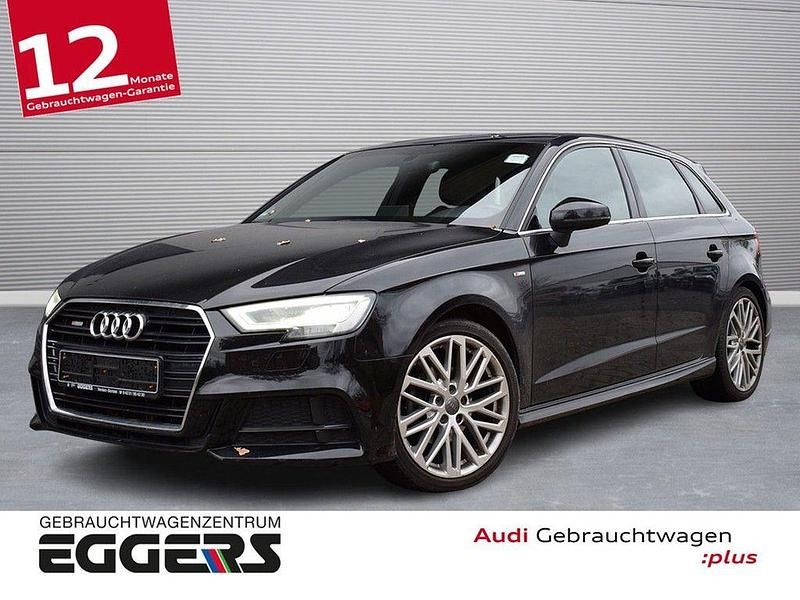 Schwarz Gebraucht 2017 Audi A3 S-Line Limousine | 21.480 € (Fairer Preis) - Bild 1/4