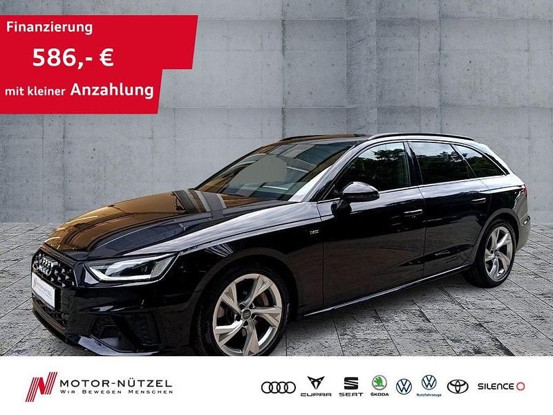 Mythosschwarz metallic Gebraucht 2020 Audi A4 S-Line Kombi | 33.490 € (Fairer Preis) - Bild 1/4