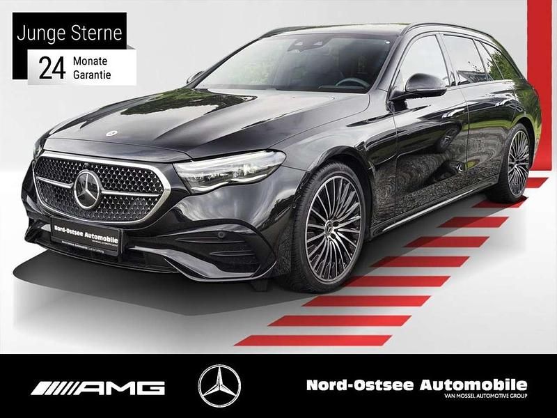 Metalliclack obsidianschwarz Gebraucht 2024 Mercedes E200 Premium Kombi | 56.890 € (Fairer Preis) - Bild 1/4