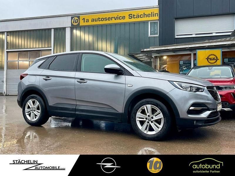 Gebraucht Opel Grandland X Edition 131 PS (96 kW) 2018 Kontrast grau/quarz silber SUV