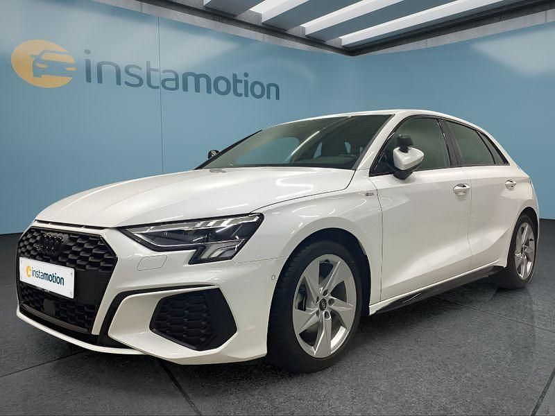 Weiß Gebraucht 2023 Audi A3 Sportback Kleinwagen | 23.499 € (Fairer Preis) - Bild 1/4