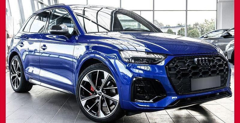 Blau metallic Gebraucht 2024 Audi Q5 S-Line SUV | 52.260 € (Teuer) - Bild 1/4