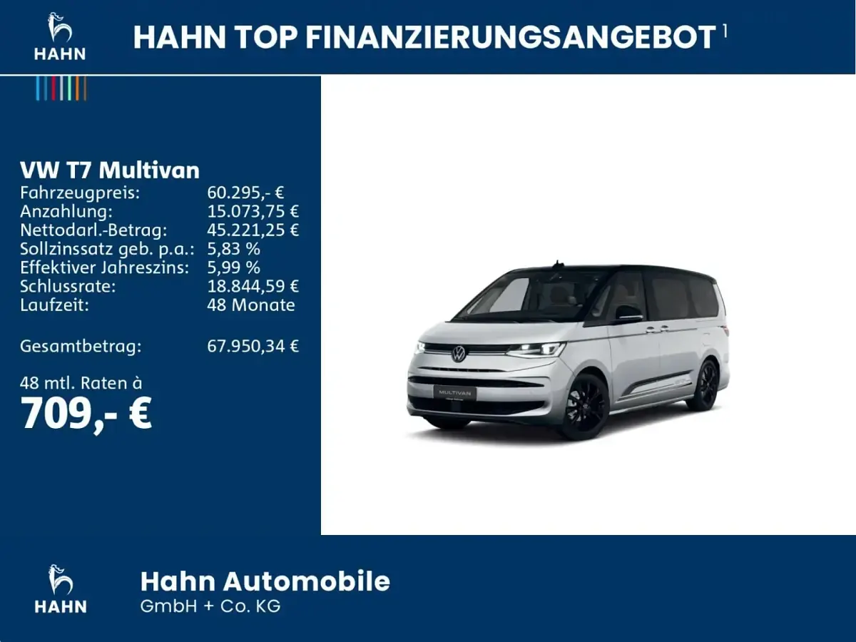 Occasion VW Multivan Edition 150 ch (110 kW) 2025 Argent Monospace