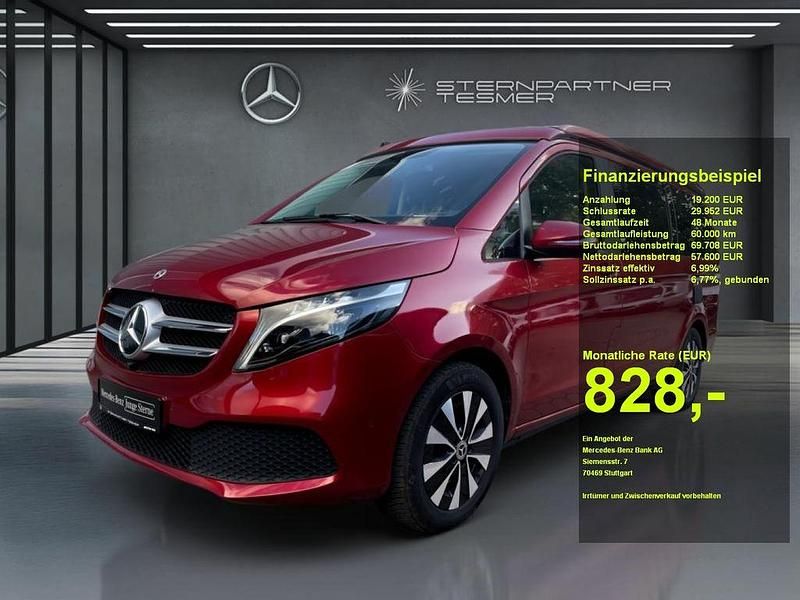 Rot Gebraucht 2024 Mercedes V300 Marco Polo Van / Kleinbus | 74.990 € (Guter Preis) - Bild 1/3
