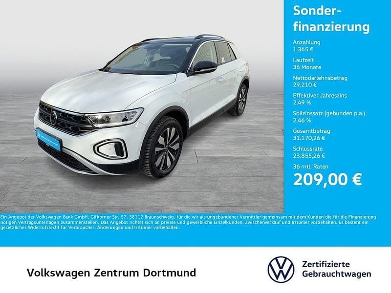 Weiß Gebraucht 2025 VW T-Roc Goal SUV | 30.575 € (Superpreis) - Bild 1/4