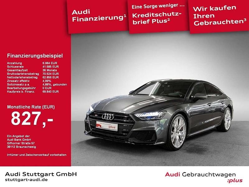 Grau Gebraucht 2022 Audi S7 Sportback Sport Kleinwagen | 69.840 € (Etwas zu teuer) - Bild 1/2