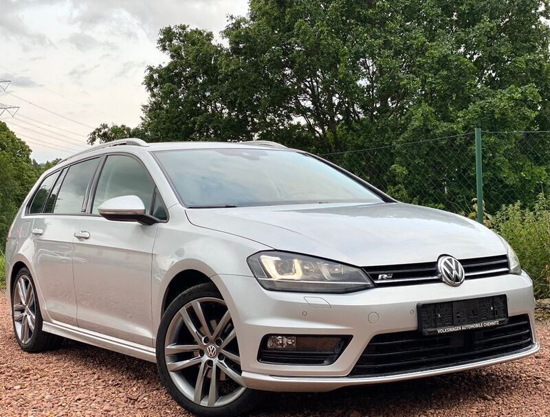 Silber Gebraucht 2016 VW Golf VII R-line Kombi | 16.450 € (Fairer Preis) - Bild 1/4