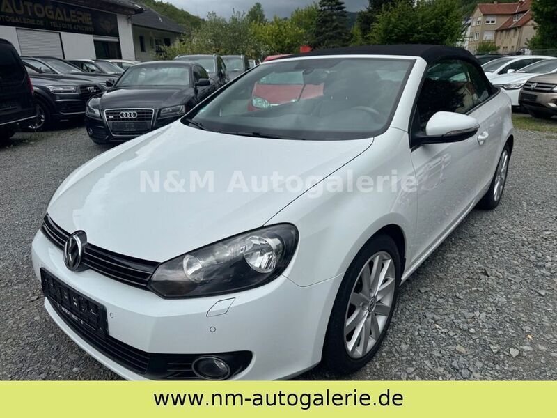 Pure white Gebraucht 2011 VW Golf Cabriolet Cabrio | 7.990 € (Guter Preis) - Bild 1/4