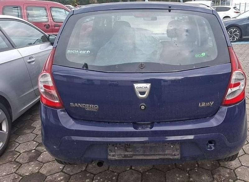 Dacia blau marine Gebraucht 2009 Dacia Sandero Kleinwagen | 1.290 € - Bild 1/4