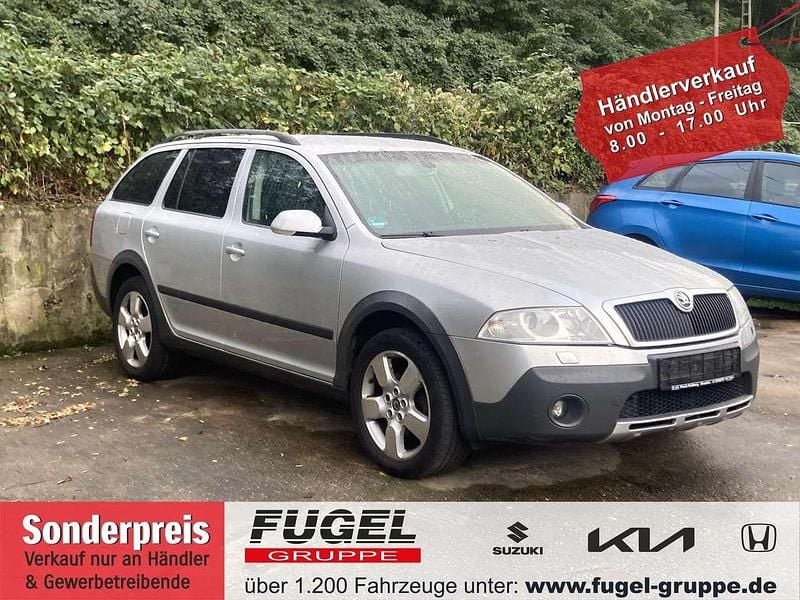 Brilliant silber mettalic Gebraucht 2008 Skoda Octavia Scout 4x4 Kombi | 2.499 € (Guter Preis) - Bild 1/4