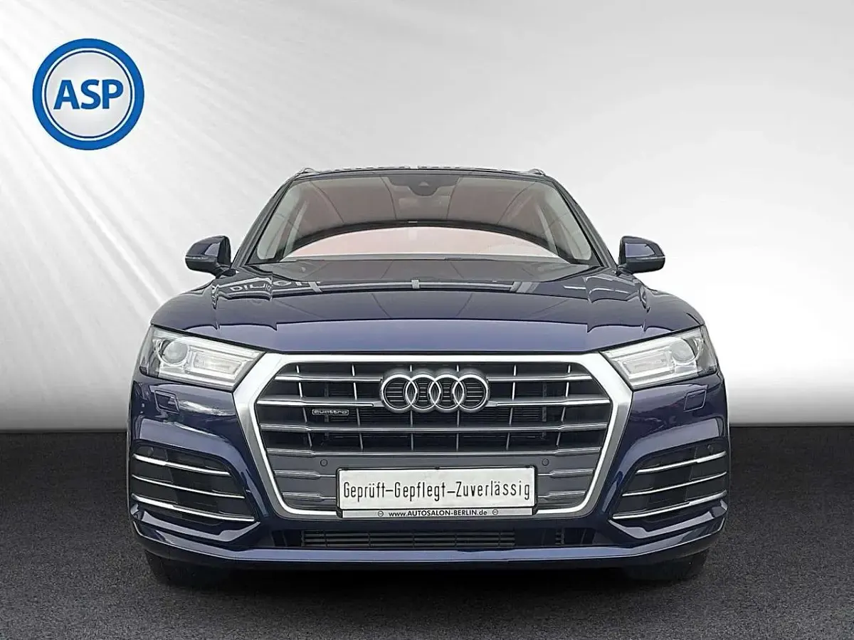 Gebraucht Audi Q5 S-Line 252 PS (185 kW) 2020 Blau (navarrablau metallic) SUV