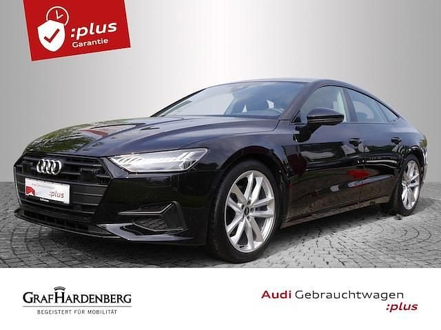 Mythosschwarz metallic Gebraucht 2022 Audi A7 Sportback Ambiente Kleinwagen | 39.444 € (Guter Preis) - Bild 1/4