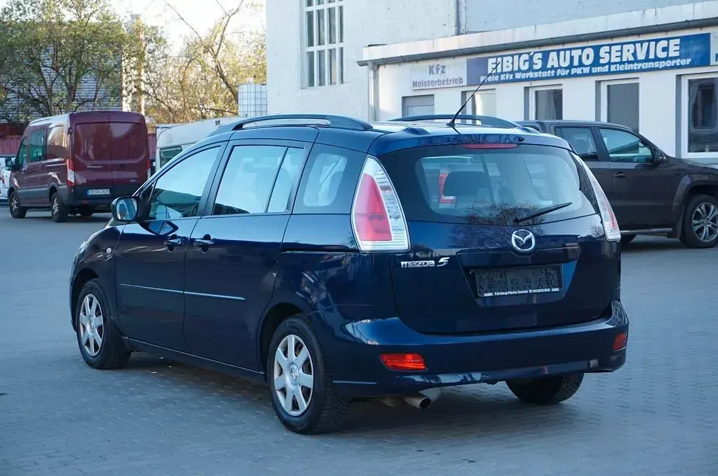 Gebraucht Mazda 5 Exclusive 145 PS (106 kW) 2009 Blau Van / Kleinbus