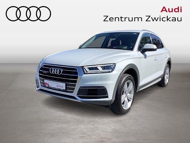 Gletscherweiß metallic Gebraucht 2019 Audi Q5 Ambiente SUV | 31.990 € (Superpreis) - Bild 1/4