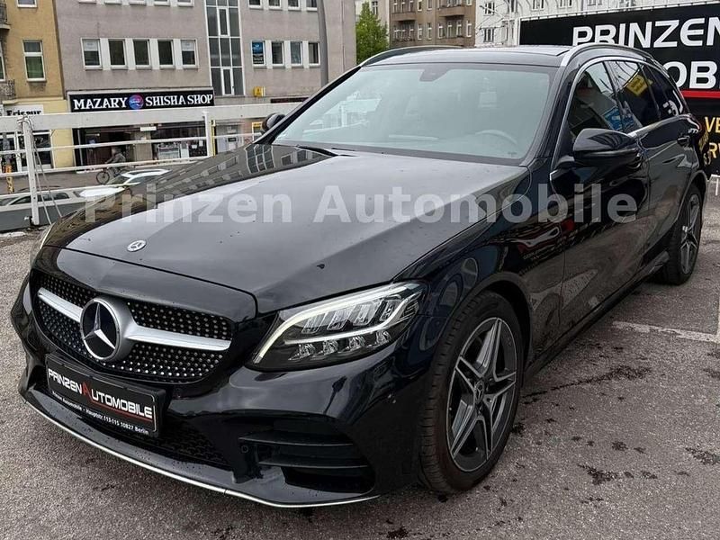Gebraucht Mercedes C200 AMG 160 PS (117 kW) 2019 Obsidianschwarz  metalliclack Kombi