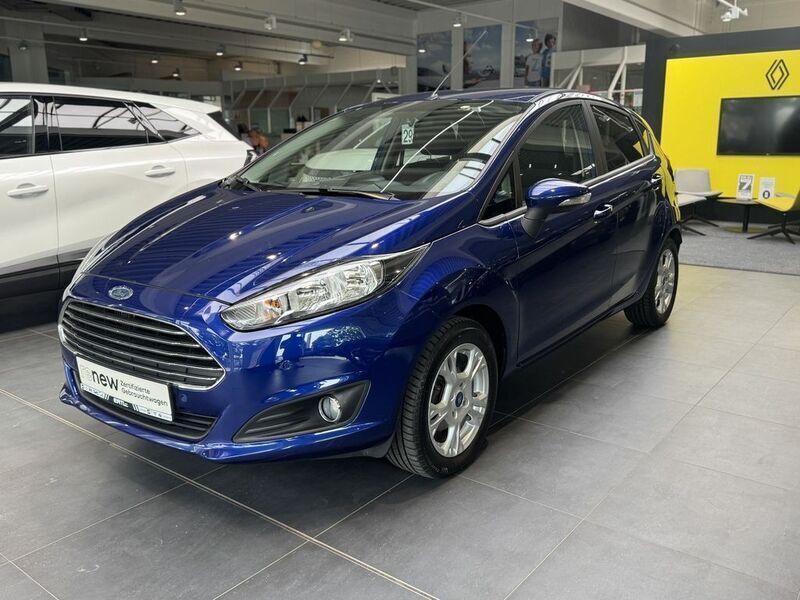 Gebraucht Ford Fiesta SYNC Edition 101 PS (74 kW) 2014 Blau Kleinwagen