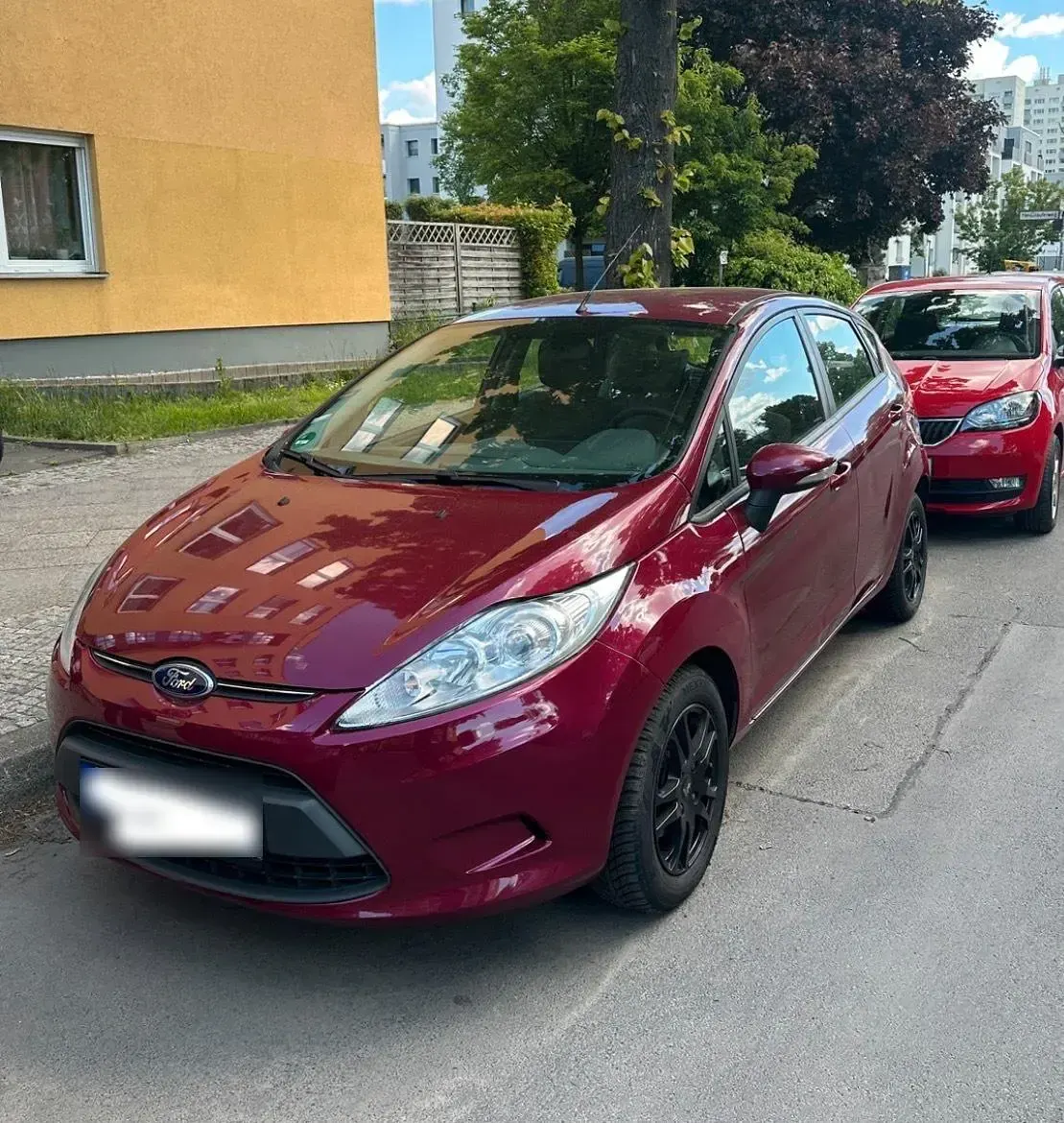 Używany Ford Fiesta 82 KM (60 kW) 2010 Czerwony Hatchback