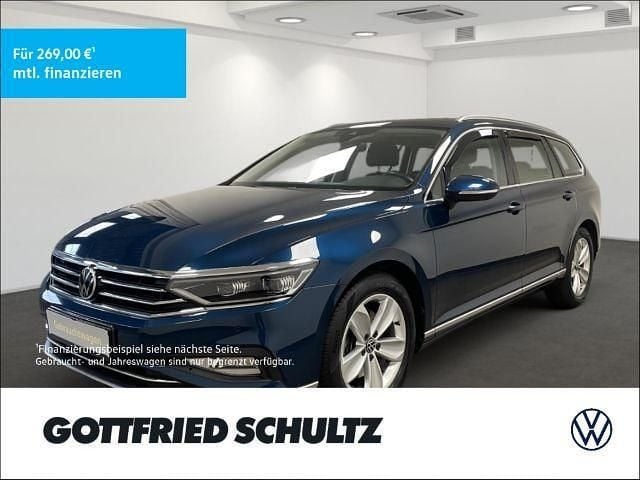Blau Gebraucht 2021 VW Passat Elegance+ Kombi | 20.990 € (Fairer Preis) - Bild 1/4