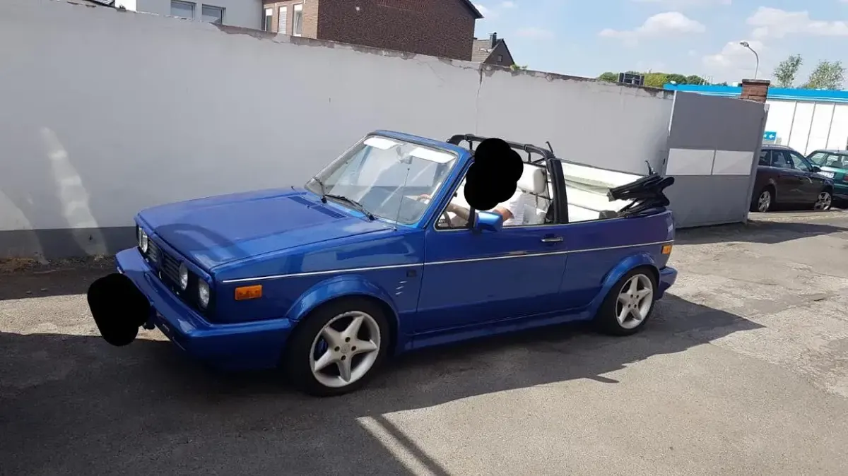 Gebraucht VW Golf Cabriolet 95 PS (69 kW) 1986 Blau Cabrio
