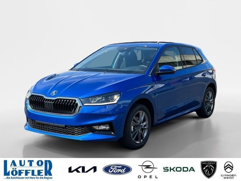 Blau Gebraucht 2024 Skoda Fabia Drive Kleinwagen | 19.540 € (Fairer Preis) - Bild 1/4