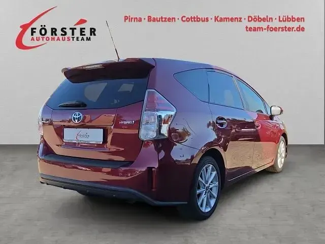 Gebraucht Toyota Prius+ Executive 136 PS (100 kW) 2020 Rot Van / Kleinbus