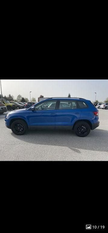 Blau Gebraucht 2019 Skoda Karoq Ambition SUV | 15.000 € (Superpreis) - Bild 1/4