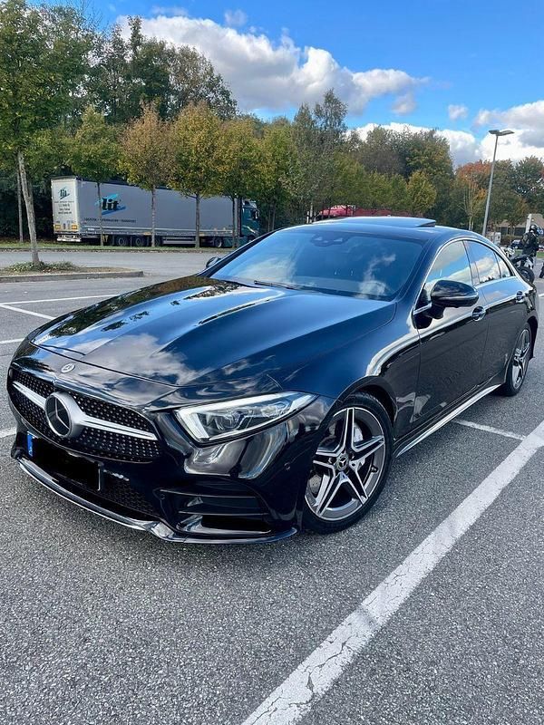 Schwarz Gebraucht 2019 Mercedes CLS350 AMG line Coupé | 39.900 € (Superpreis) - Bild 1/4