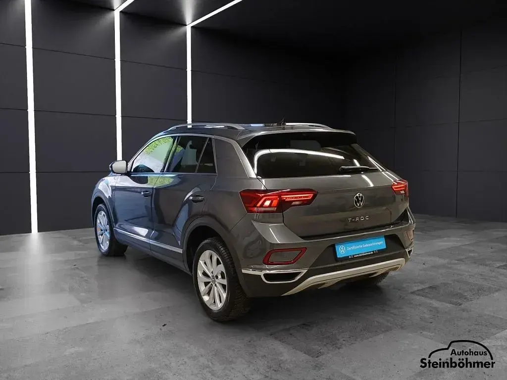 Gebraucht VW T-Roc Style 150 PS (110 kW) 2022 Indiumgrau (grau) SUV