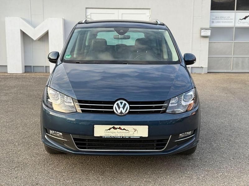 Gebraucht VW Sharan Highline 184 PS (135 kW) 2017 Blau Van / Kleinbus