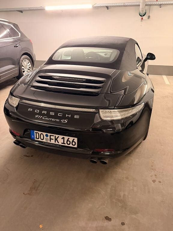 Schwarz Gebraucht 2015 Porsche 911 Carrera 4S Cabriolet Cabrio | 101.100 € (Fairer Preis) - Bild 1/4
