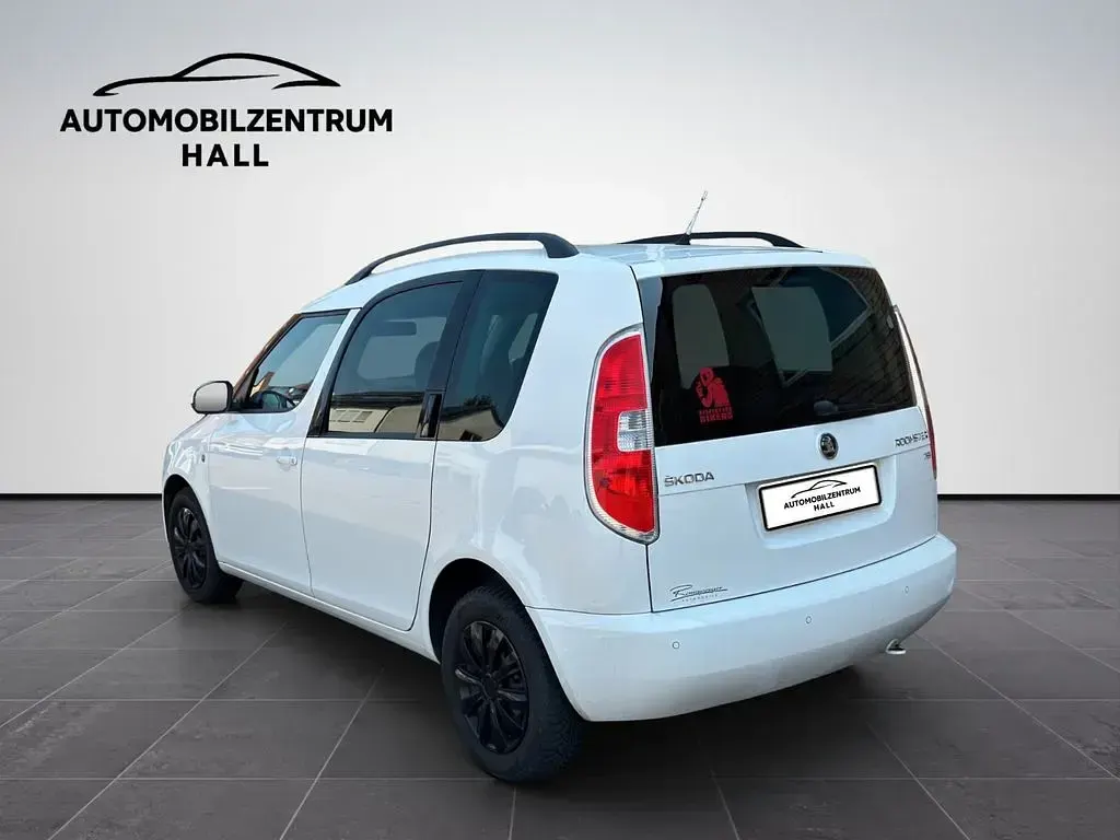 Gebraucht Skoda Roomster Plus Edition 86 PS (63 kW) 2013 Weiß Van / Kleinbus