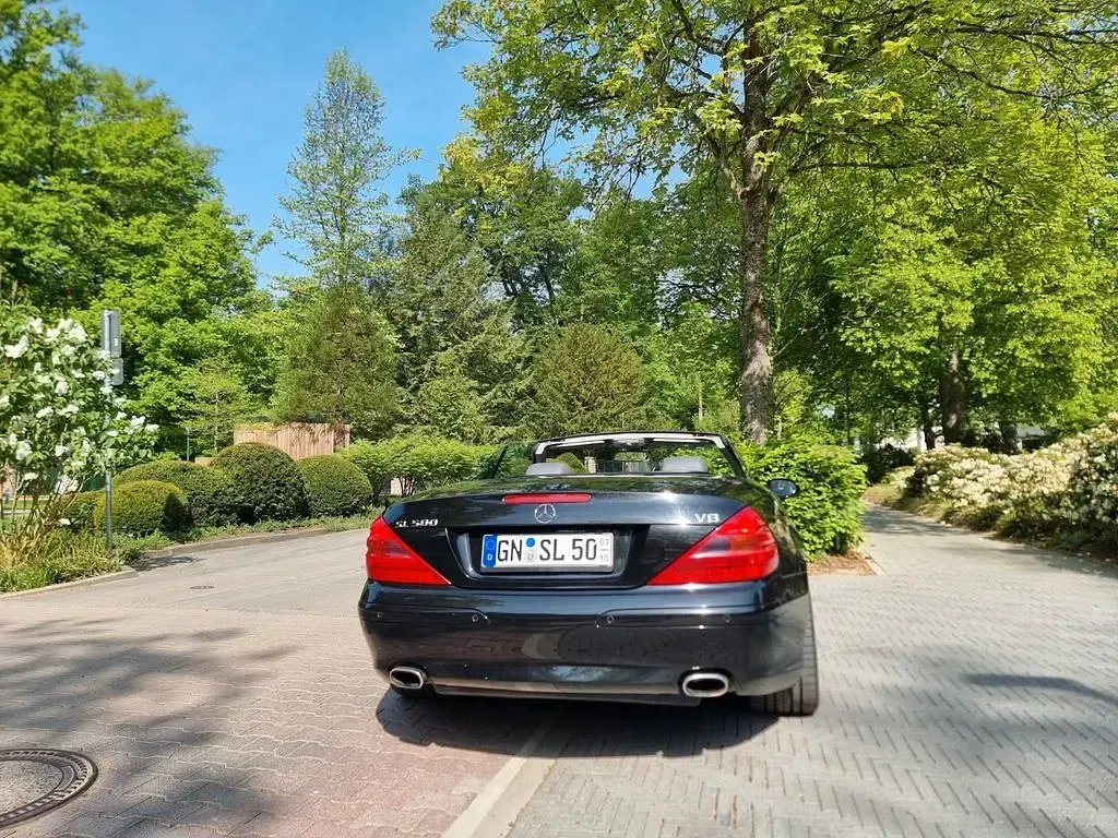 Gebraucht Mercedes SL500 306 PS (225 kW) 2002 Schwarz Cabrio