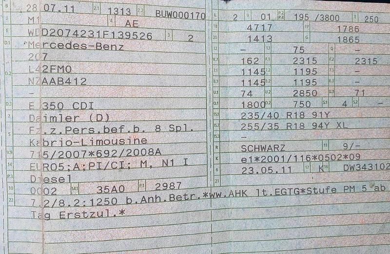 Gebraucht Mercedes E350 265 PS (194 kW) 2011 Schwarz Cabrio