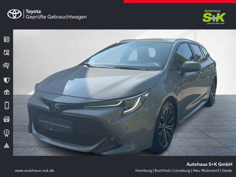 Manhattangrau metall (grau) Gebraucht 2021 Toyota Corolla Kombi | 20.480 € (Guter Preis) - Bild 1/4