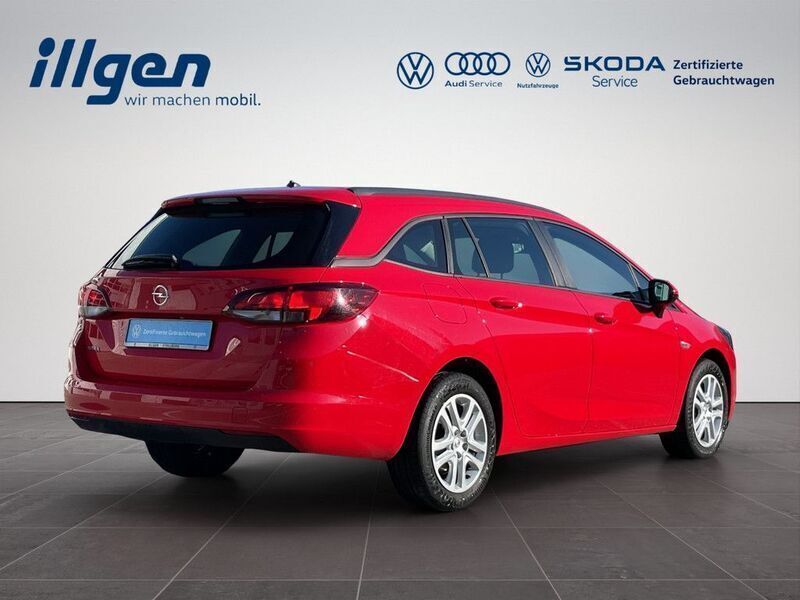 Gebraucht Opel Astra Edition 125 PS (91 kW) 2016 Rot / power rot Kombi
