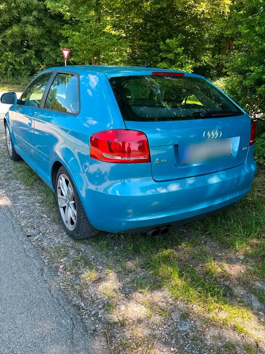 Gebraucht Audi A3 125 PS (91 kW) 2008 Blau Kleinwagen