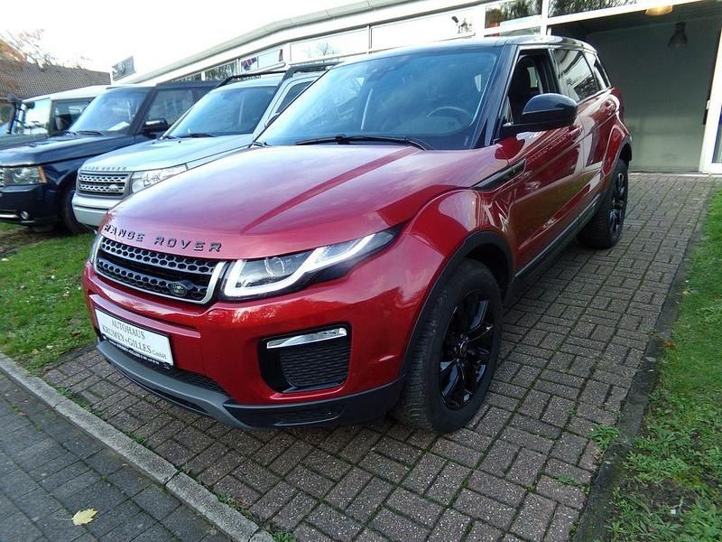 Rot Gebraucht 2018 Land Rover Range Rover evoque SE SUV | 24.900 € (Etwas zu teuer) - Bild 1/4
