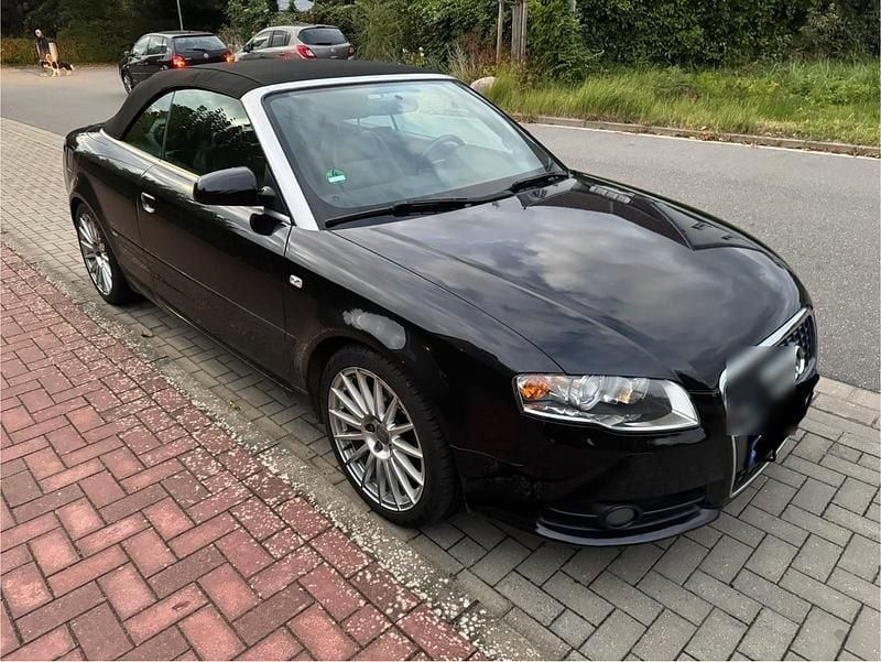 Schwarz Gebraucht 2006 Audi A4 Cabriolet S-Line Cabrio | 3.990 € (Superpreis) - Bild 1/4